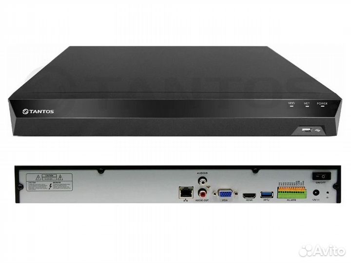 Видеорегистратор сетевой (NVR) Tantos TSr-NV16252