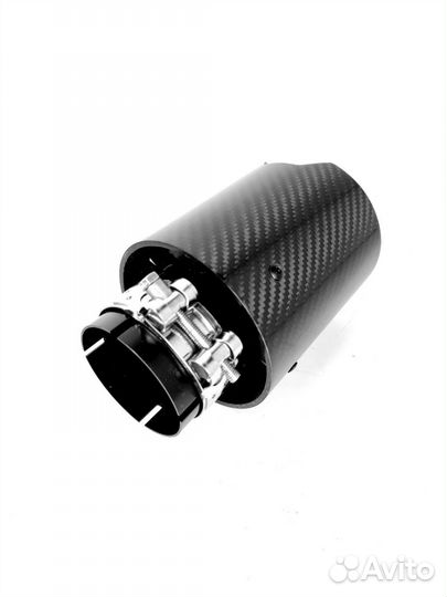 Hасадка на глушитель BMW M style с карбоном