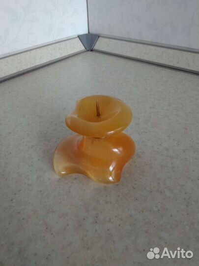 Сувенир Подсвечник из селенита