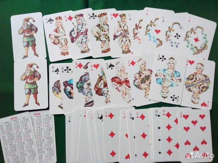 Карты игральные Сувенирные колода 54 карты 1998 г