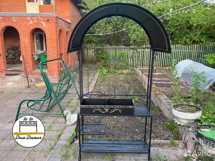 Мангал с крышей