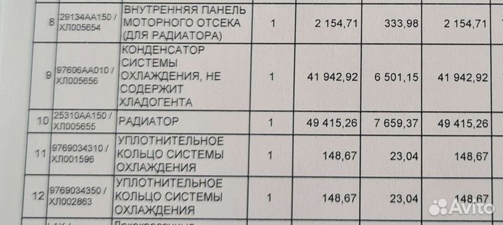 Радиатор двигателя и кондея Hyundai Elantra 7