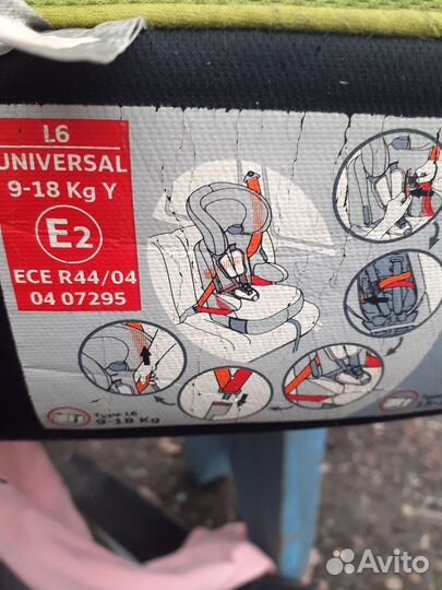 Детское автокресло 36 кг