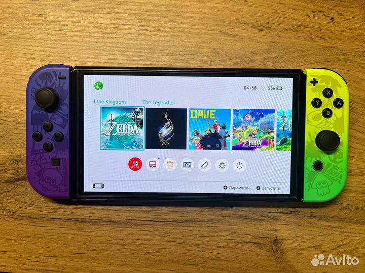 Nintendo Switch Oled Splatoon 3 Edition прошитый