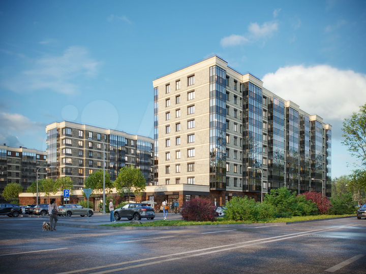 2-к. квартира, 50 м², 2/9 эт.