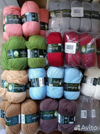 Пряжа для вязания Vita Brilliant