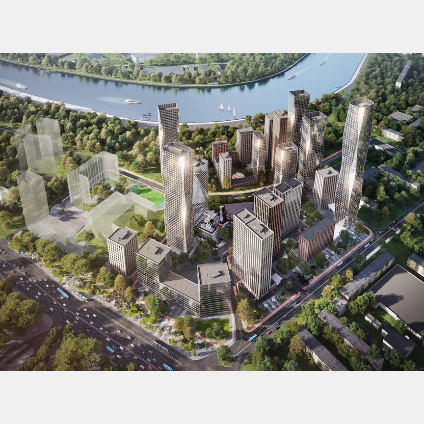 2-к. квартира, 69,5 м², 21/28 эт.