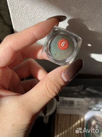 Втирка / спаркл / пинмент для маникюра