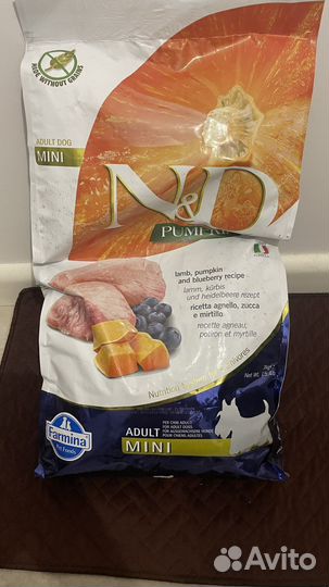 Корм для собак farmina n&d pumkin 4,6 кг