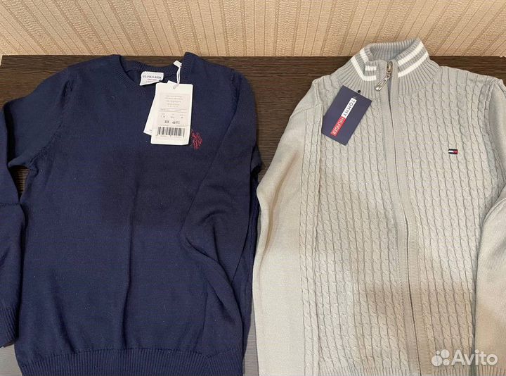 Кофта Tommy 128-134, Свитер Polo 122-128 (7-8лет)