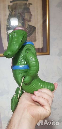 Целлулойд, игрушка из СССР, крокодил