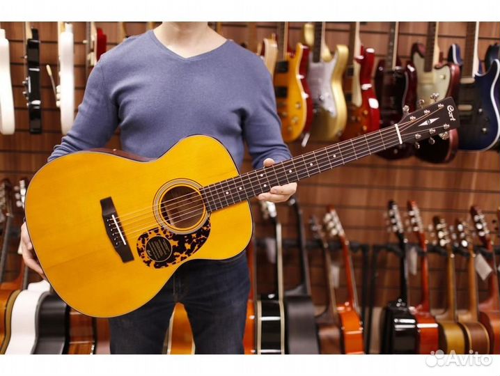 Cort L300VF-NAT - Электро-акустическая гитара, цве