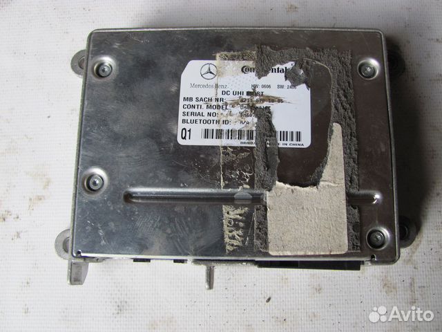 Блок управления телефоном Мерседес Спринтер 906
