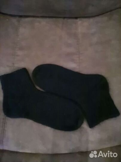 Вязаные носки из пуха норки. Новые