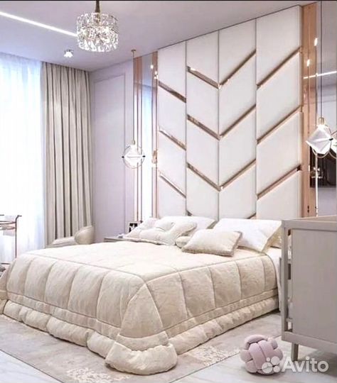 Стеновая панель кровать