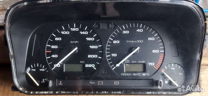 Vw Гольф 3, панель приборов