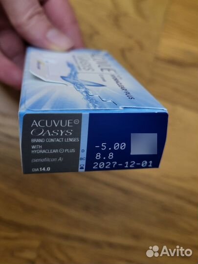 Линзы Acuvue Oasys