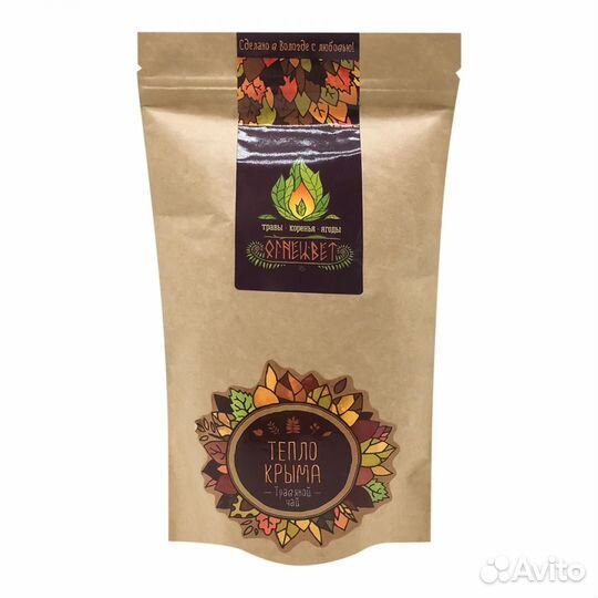 Травяной чай Тепло Крыма (herbal tea) Огнецвет 100