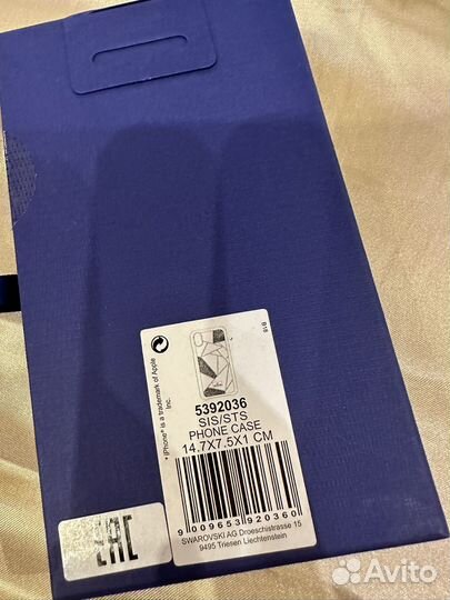 Чехол на iPhone X Swarovski