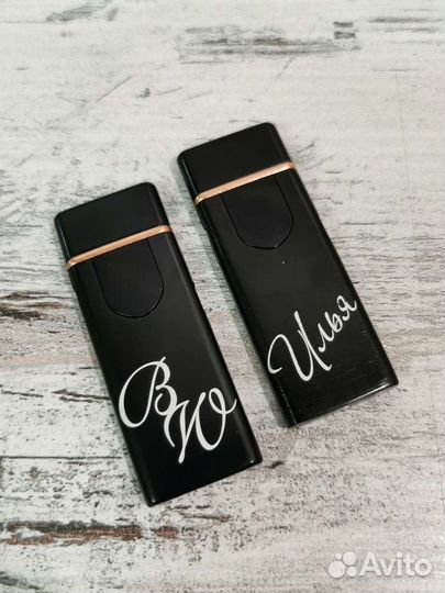 Зажигалка USB с гравировкой в подарочной коробке