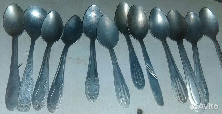 Алюминиевые ложки и вилки СССР