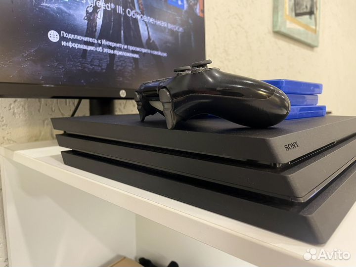 Sony playstation 4 Pro 1Tr + 2 Джойстика + 11 Игр