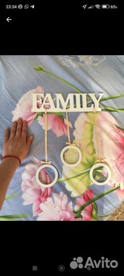 Рамка декор для фото из дерева