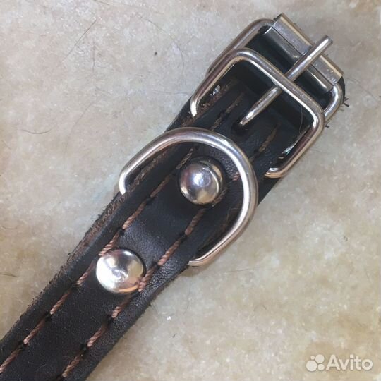 Ошейник собак-кошек кожанный б/у