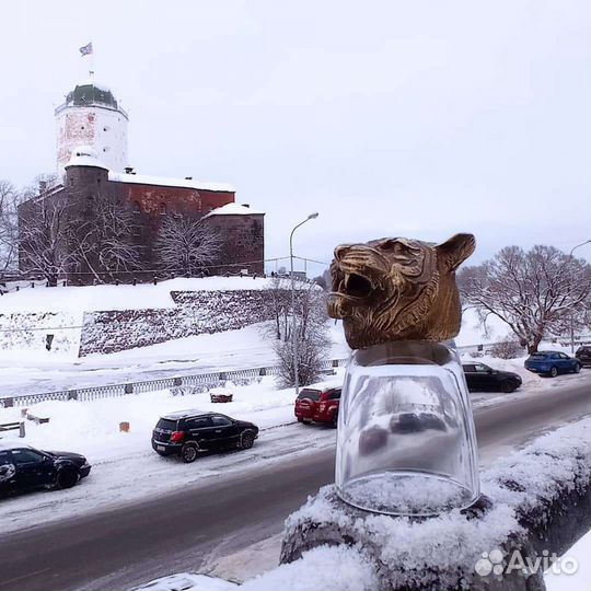 Стопка тигр. Бронза