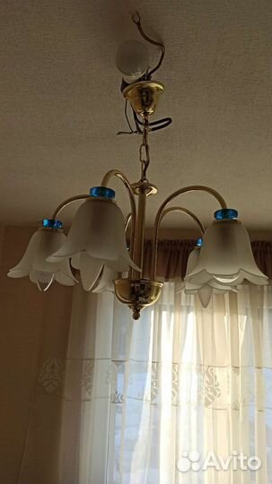 Люстра, светильник подвесной, бра винтаж