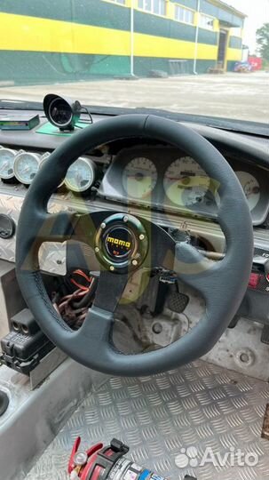 Руль momo без выноса кожа