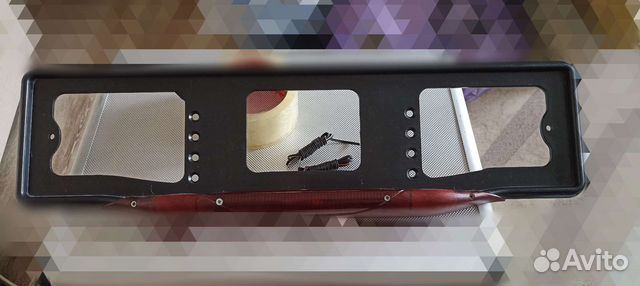 Рамка под госномер с подсветкой