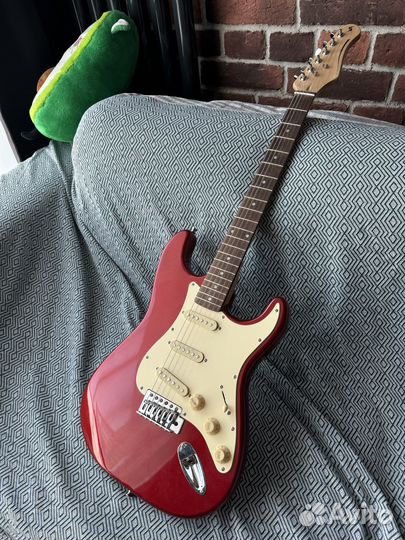 Электрогитара stagg SES-30 CAR (стратокастер)