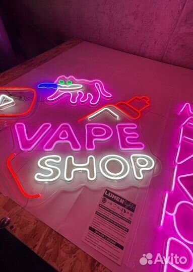 Неоновые вывески в наличии и под заказНеоновая выв