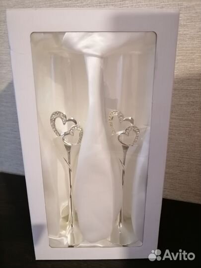 Фужеры бокалы свадебные