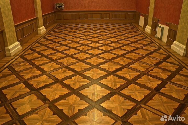 Шлифовка паркета, ремонт паркета