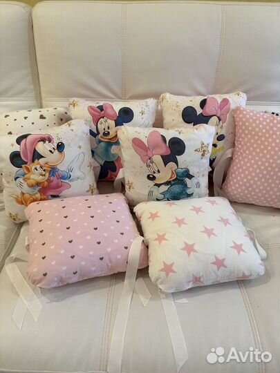 Бортики на детскую кроватку