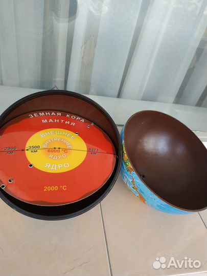 Глобус разъемная модель