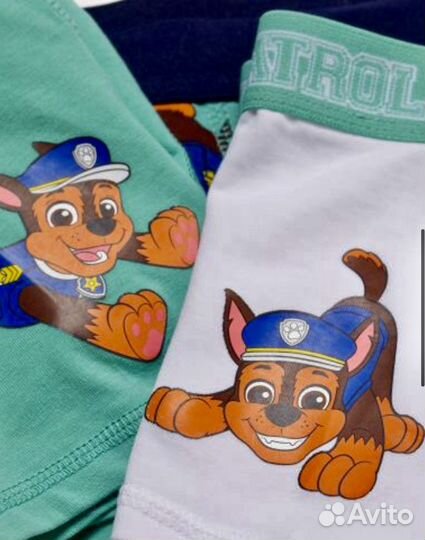 Новый «H&M»PAW patrol Боксеры для мальчика 3 шт