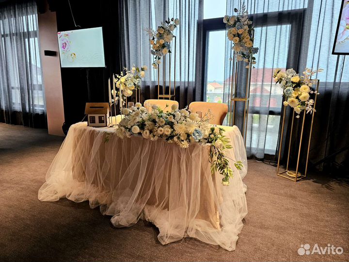 Свадебное оформление. Фотозона, украшение зала