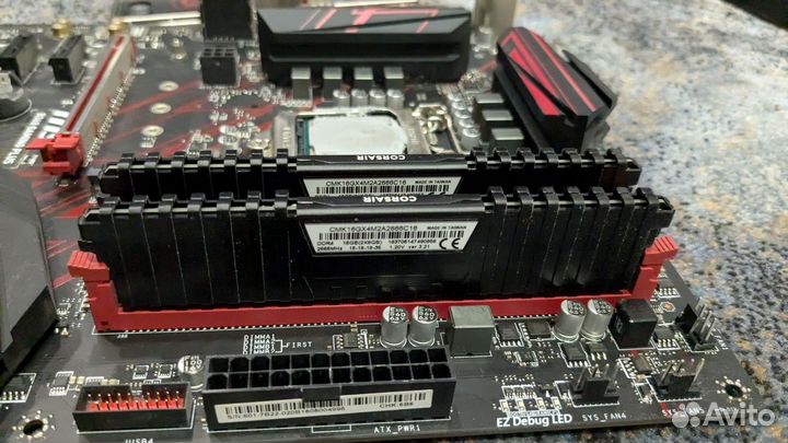 MSI B360 Gaming plus, i7-87OOK, Corsair Vengeance