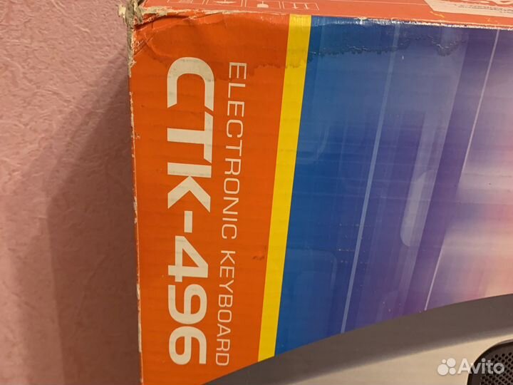 Синтезатор casio ctk-496