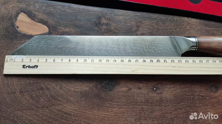 Нож шеф дамасская сталь