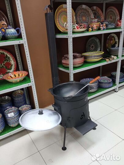 Казан 16 л + печка 3мм