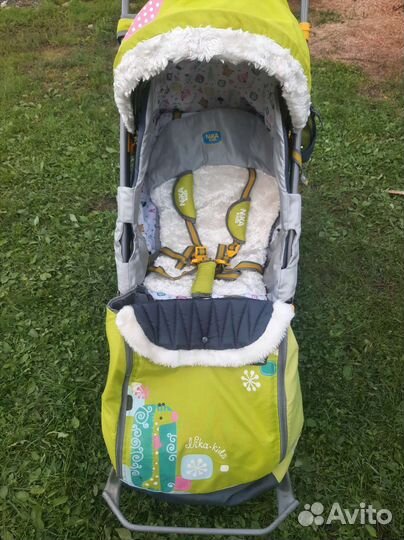 Детские санки коляска ника