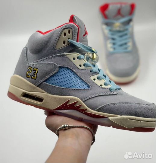 Trophy Room x Air Jordan 5 Retro Ice Blue