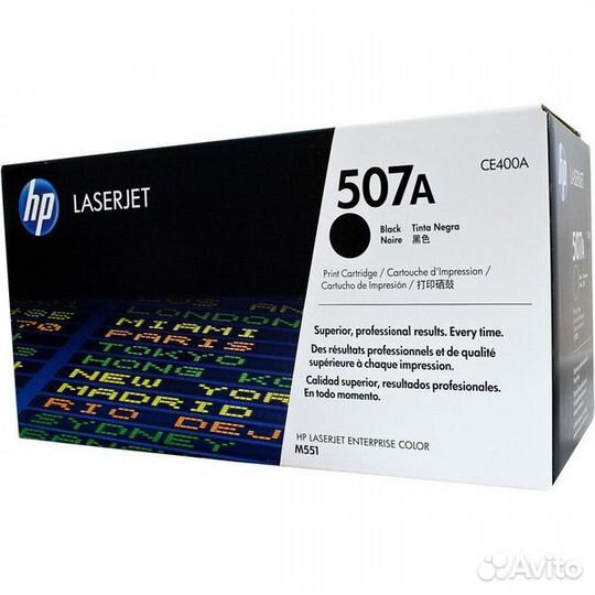 Картридж HP CE400A (507A) оригинальный