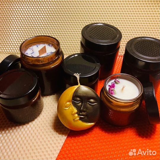 Свечи из кокосового воска