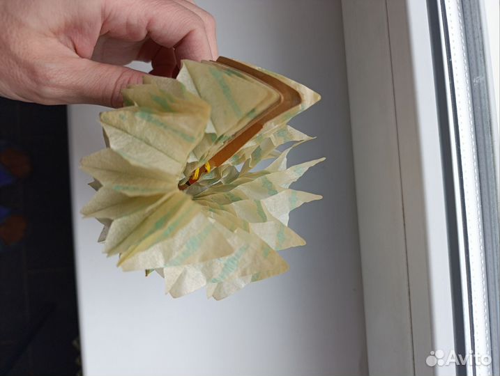 Фонарик бумажный СССР на ёлку