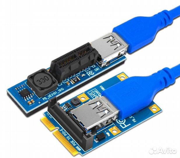 M.2 to usb pci-e 16X USB 3.0, Mini pcie на USB 3,0